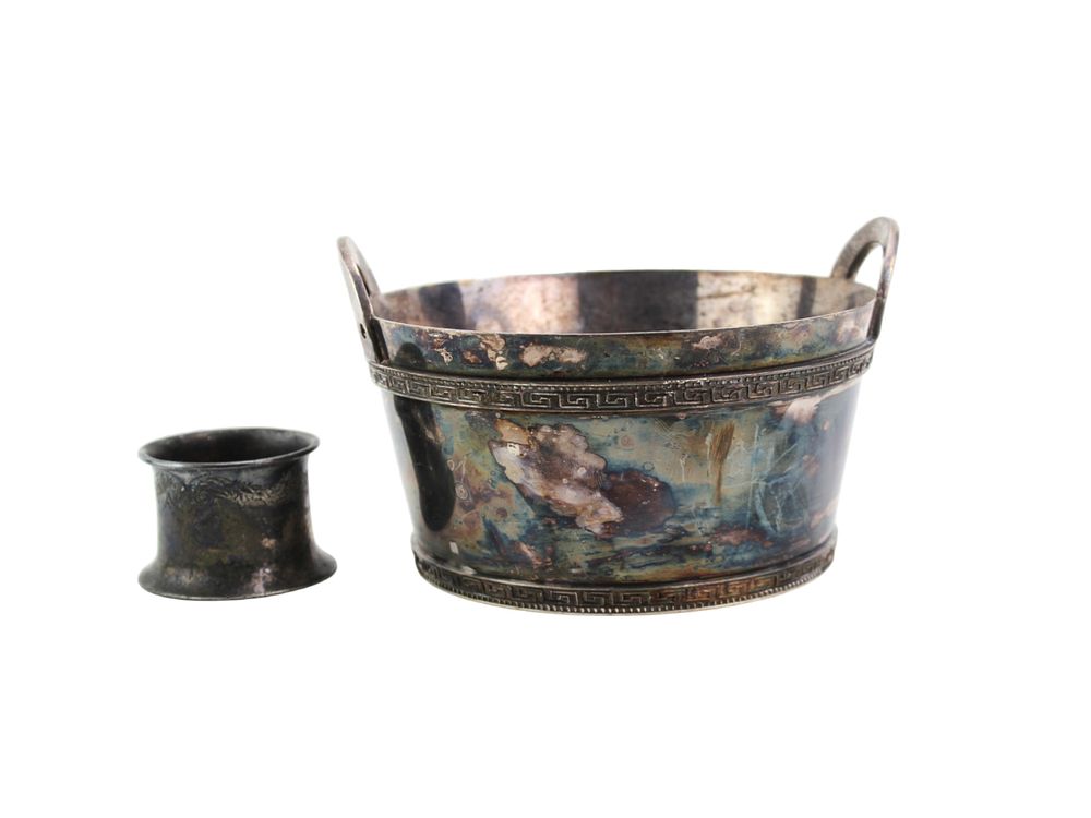 Lot 164: Two Silverplates Table items