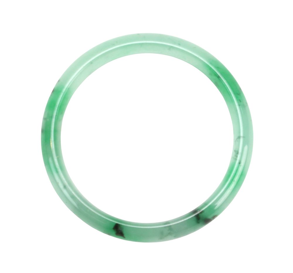 Lot 178: Green Jadeite Bangle Bracelet