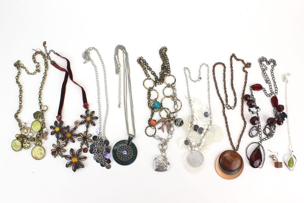 Lot 195: Group of Fashion Costume Necklaces