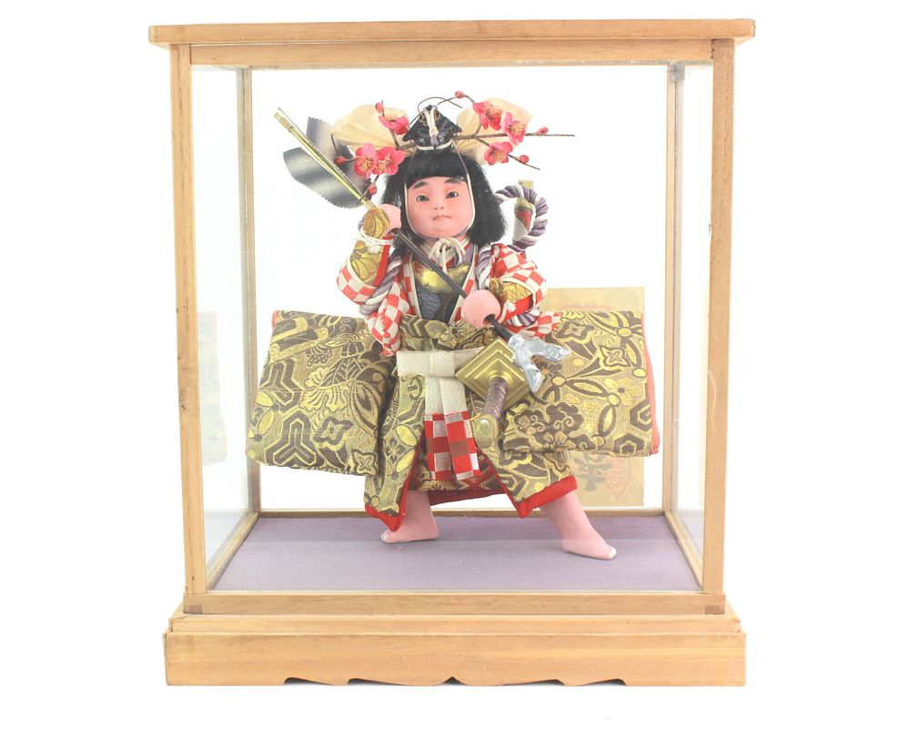 Lot 311: Japanese Boy's Festival Doll with Case