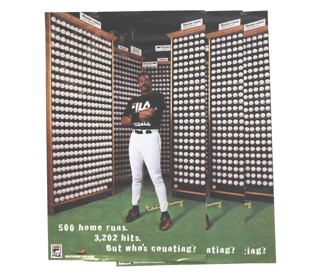 Lot 435: Three Eddie Murray Sports Poster Prints