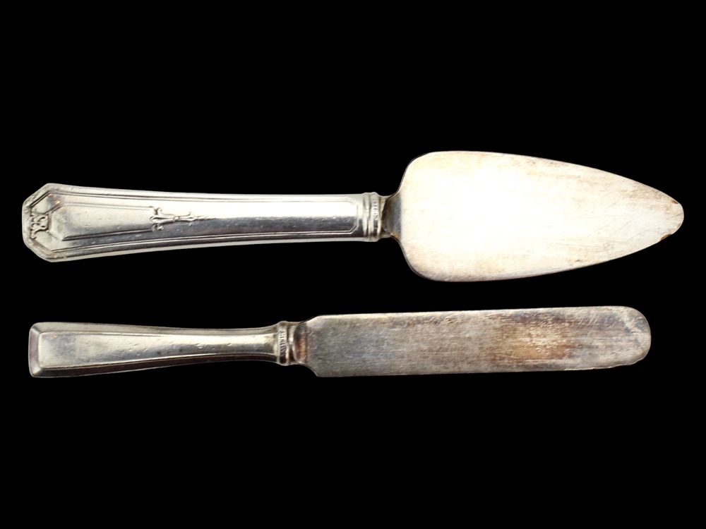 Lot 457: Two Sterling Silver Kitchen Serving Utensils