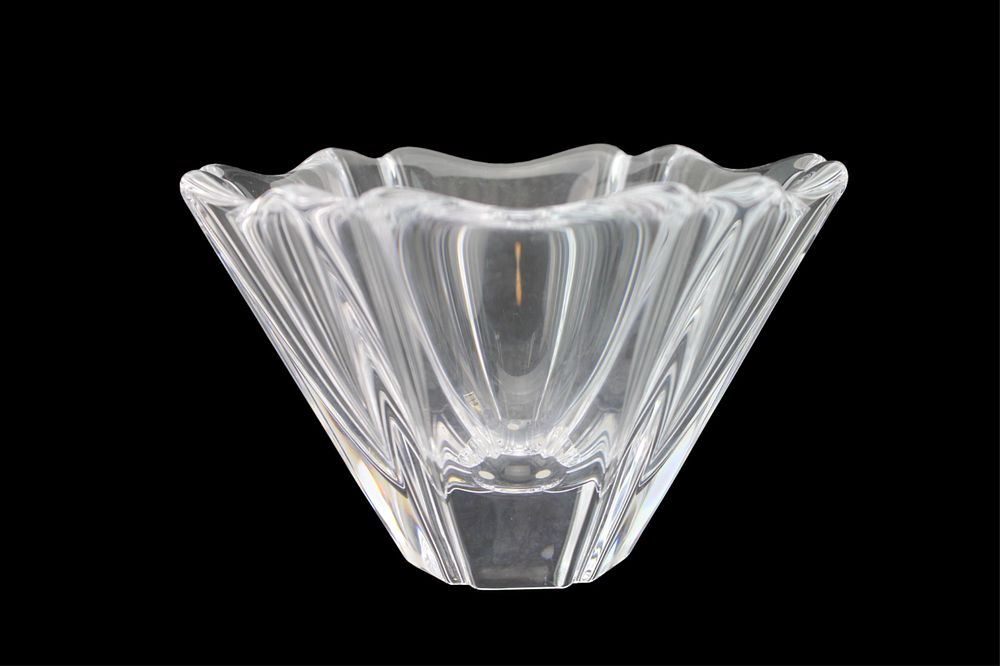 Lot 471: Orrefors Sweden Orion Crystal Bowl