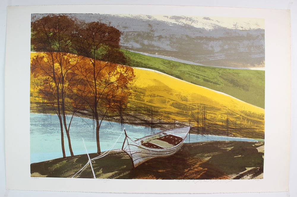 Lot 489: Howard Bradford, Annglo, Signed Serigraph