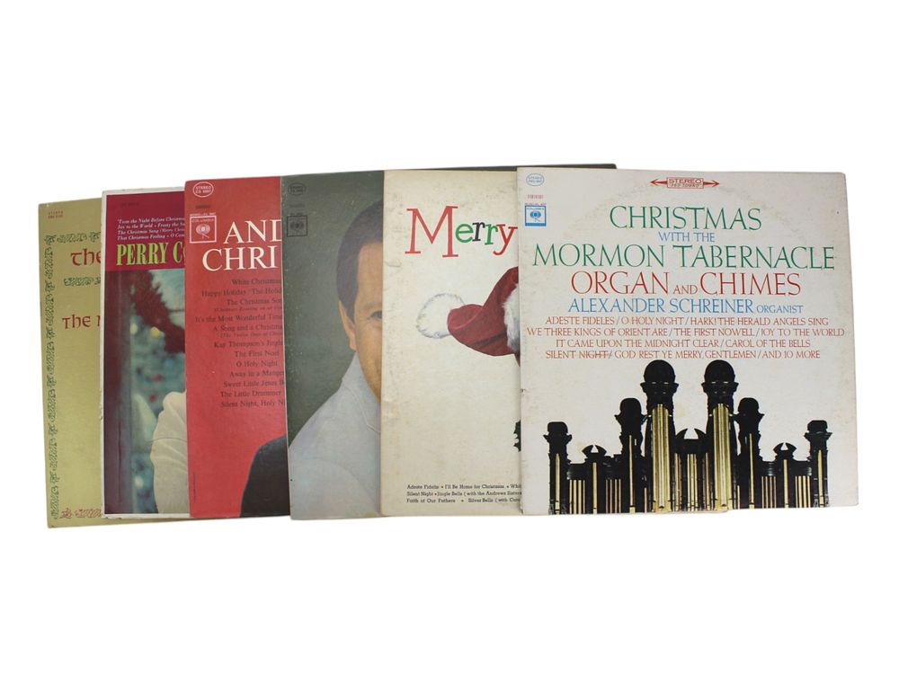 Lot 495: Six Christmas 12-inch Vinyl Records