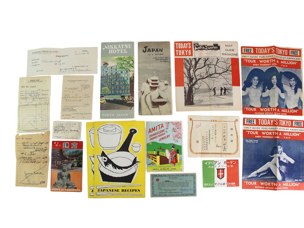 Lot 499: Collections of Mid-20th Century Japan Travel
