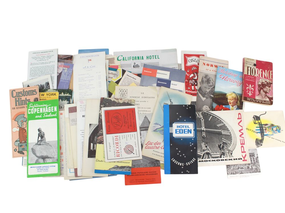 Lot 500: A Collection of 1950S Tourist Brochures& booklets