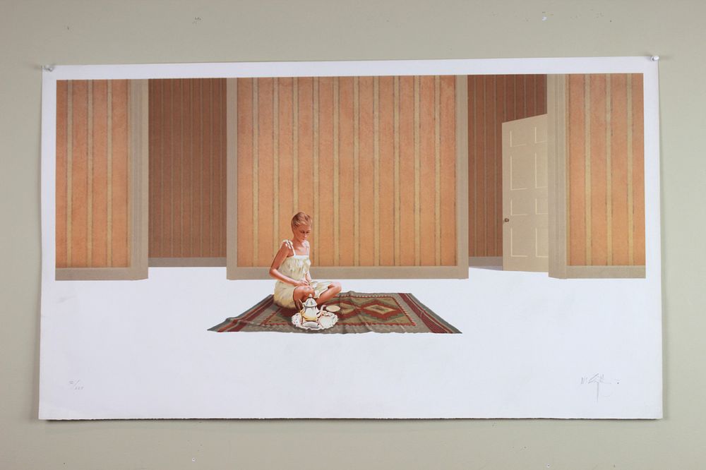 Lot 504: William Baggett, Jr, Travel Fantasy, Lithograph