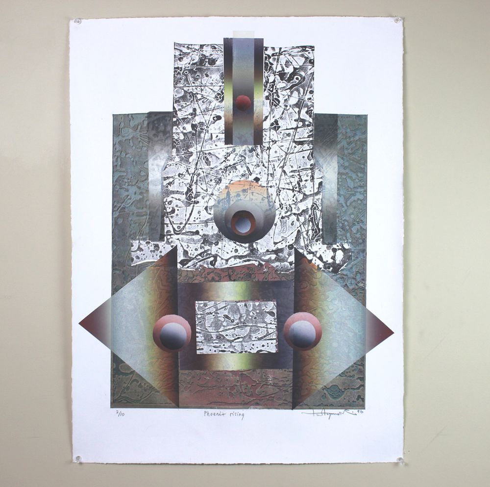 Lot 509: Signed & Numbered Lithograph by Tadeusz Lapinski