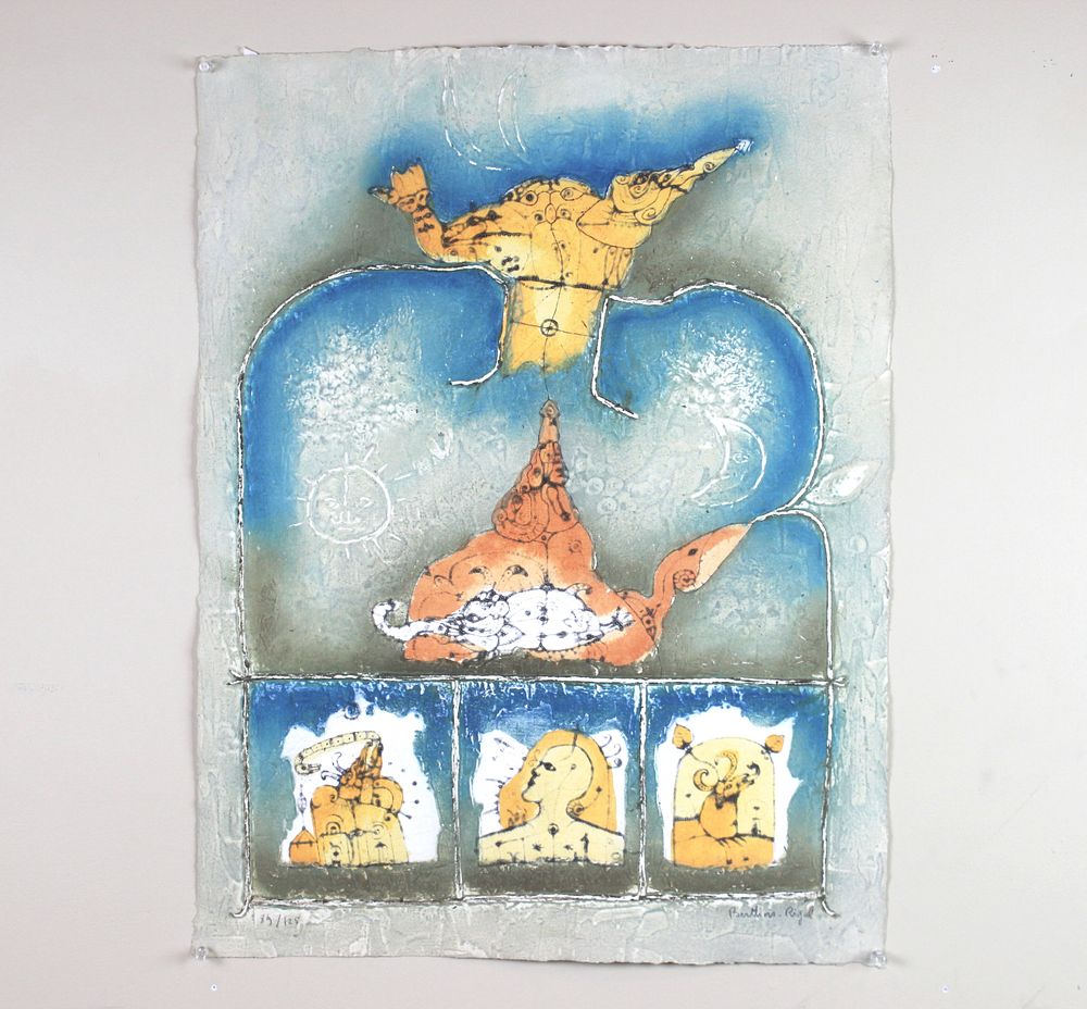 Lot 538: Signed Etching by Bernard Berthois-Rigal