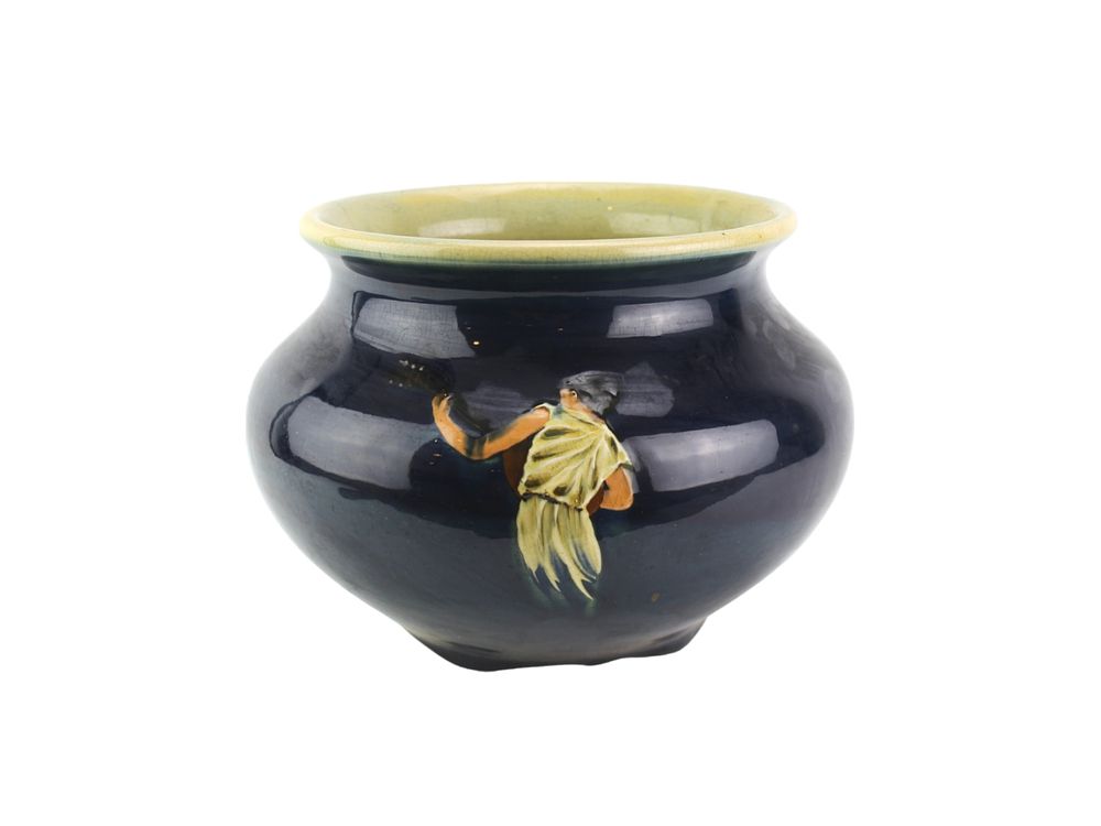 Lot 541: Rare Weller Dickens Ware 203 Porcelain Planter