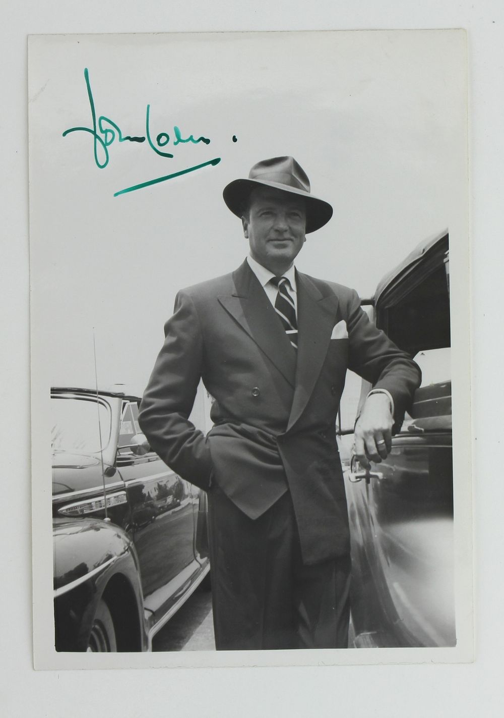 Lot 543: Signed Photograph of John Loder