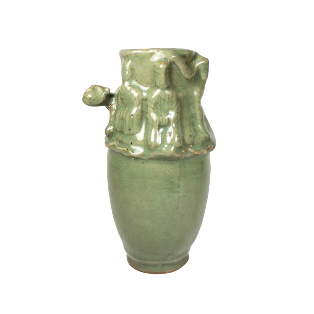 Lot 596: Chinese Long Quan Celadon Porcelain Vase