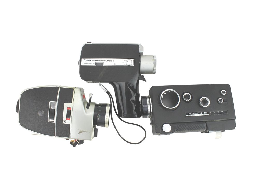 Lot 700: THREE VARIOUS 8MM MOVIE CAMERAS