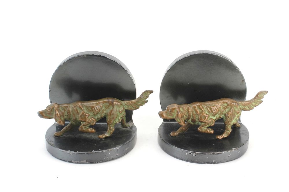 Lot 265: Vintage Hunting Dog Bookends