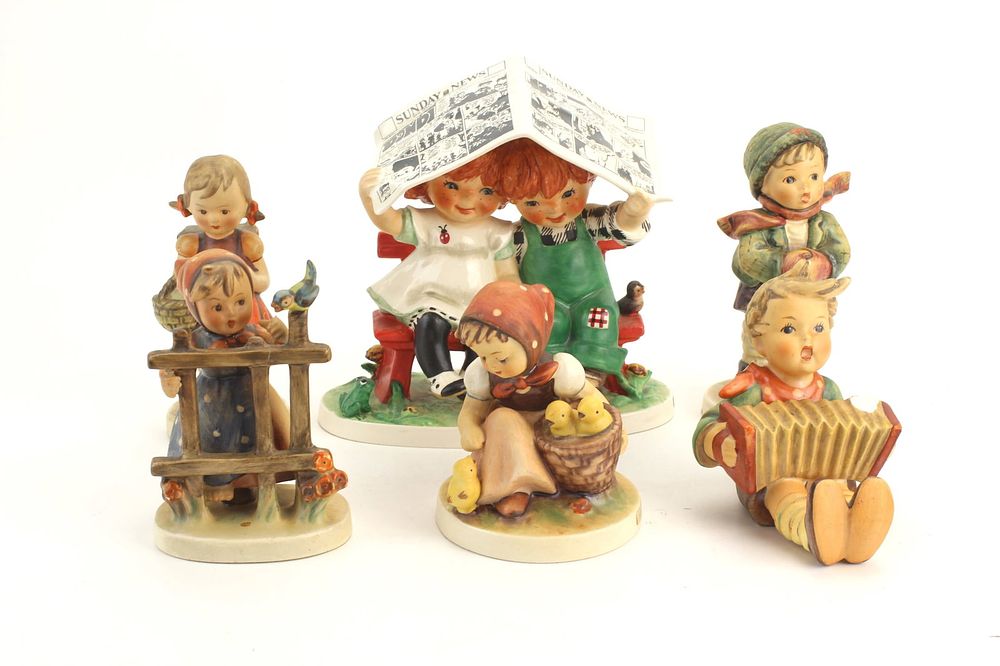 Lot 309: Six Goebel Hummel Figurines
