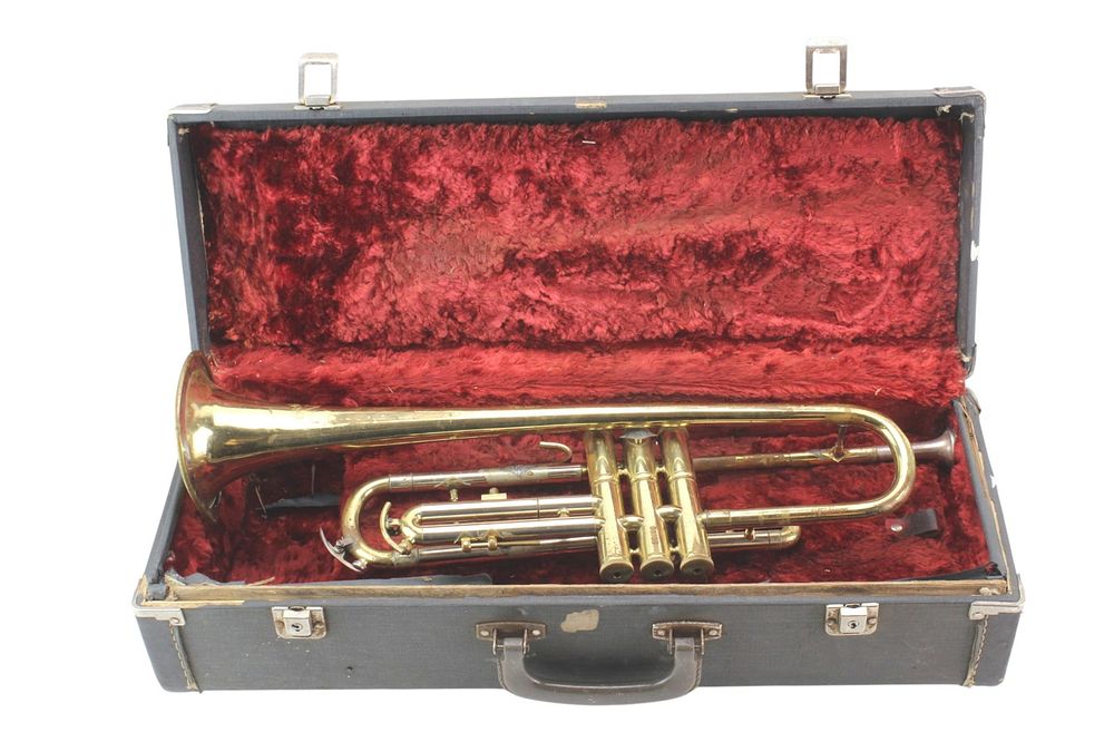 Lot 327: Brass Trumpet With Hard Case
