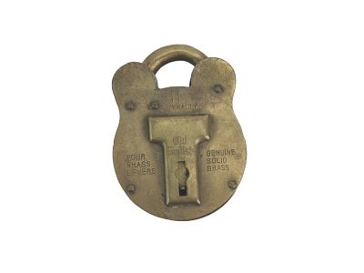 Jas Morgan & Sons Squire Solid Brass Lock. Vintage Squire Old English Solid Brass Lock, Jas. 
