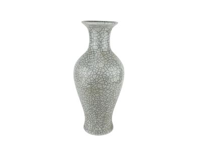 A Chinese Ge-Type Crackle Porcelain Vase. A larger Chinese porcelain vase with an elegant 