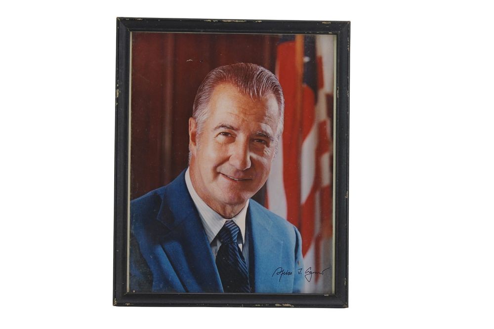 Lot 453: Spiro T. Agnew Signed Photograph