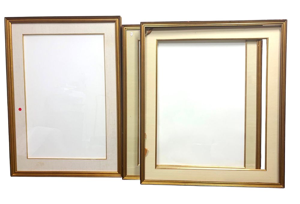 Lot 462: Three Gilt Wood Picture Frames