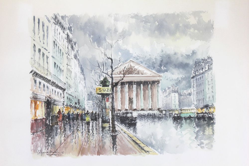 Lot 476: Stephane Wrobel, Paris National Assembly Bld. W/C