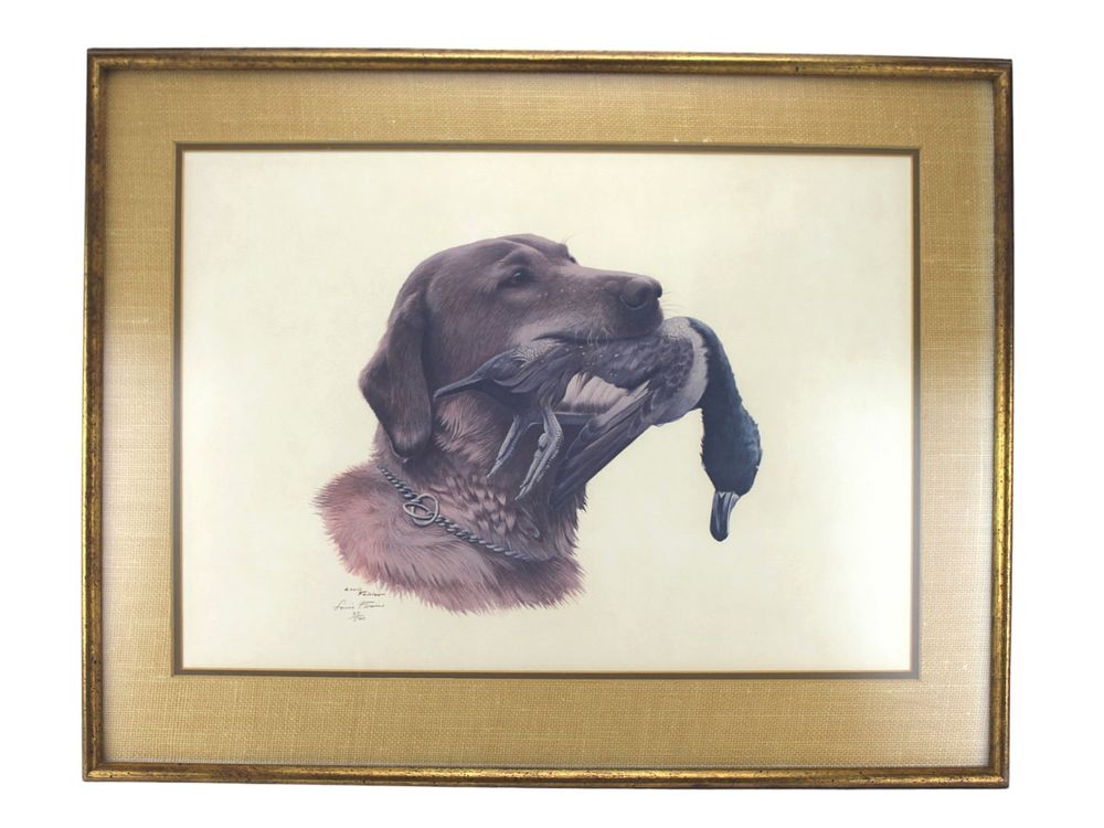 Lot 484: LOUIS FRISINO, DOG "ROXIE", LITHOGRAPH