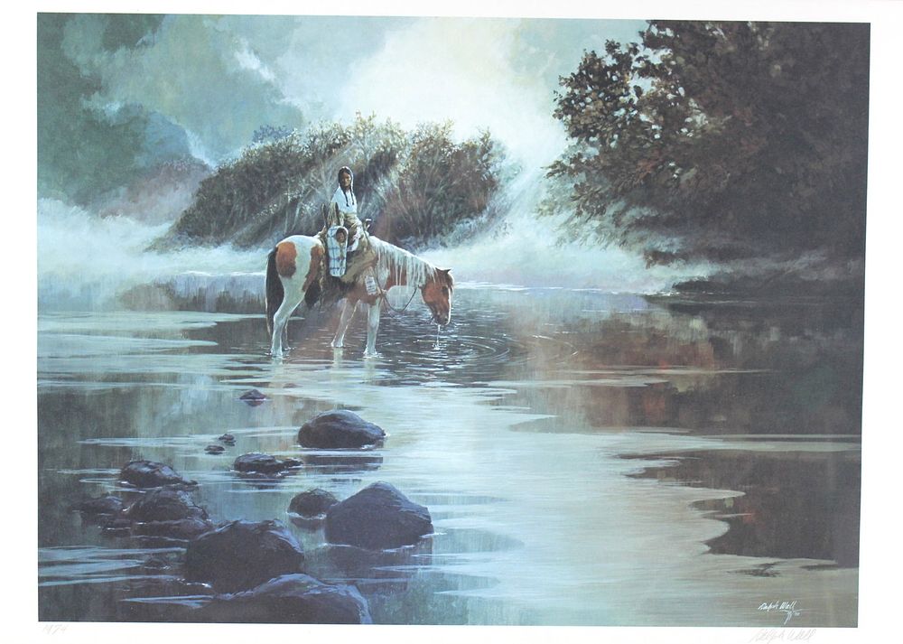 Lot 494: Ralph Wall, Mist of Morning. Signed Lithograph
