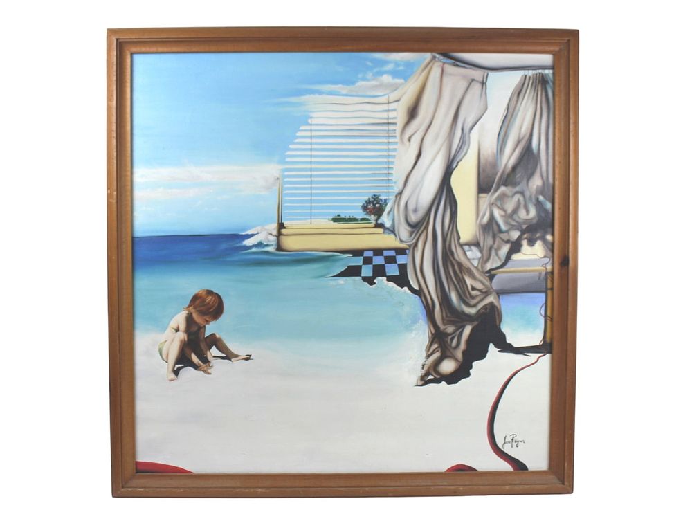 Lot 495: Janet Rayner. "Fever Dream," Oil On Canvas