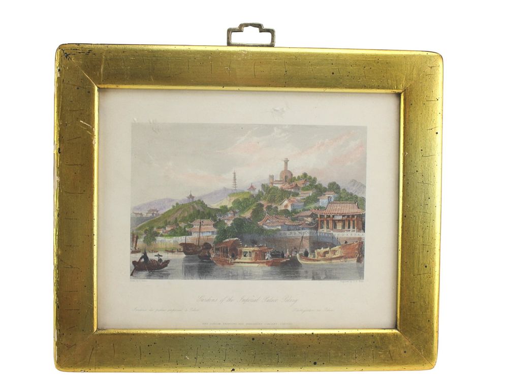 Lot 496: Peking Gardens of The Imperial Palace Engraving