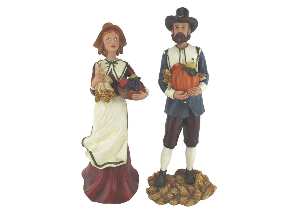 Lot 510: Two Burton & Burton Fib Rustic Figurine Statues