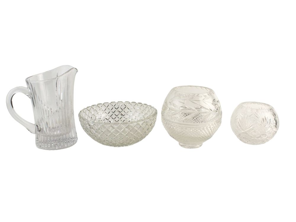 Lot 550: Collection of Four Cut Glass Tablewares