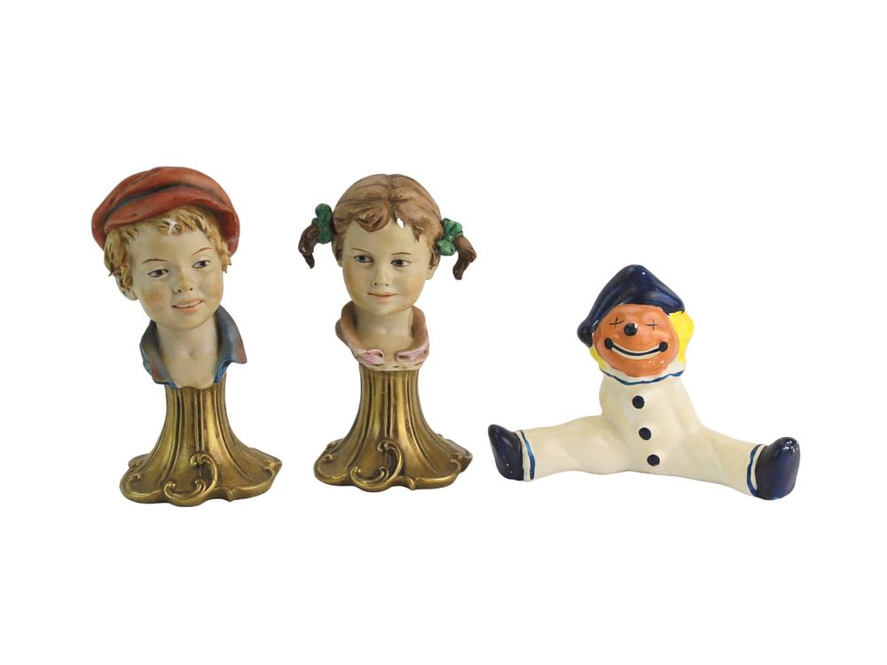 Lot 556: Trio of Vintage Porcelain Figurines