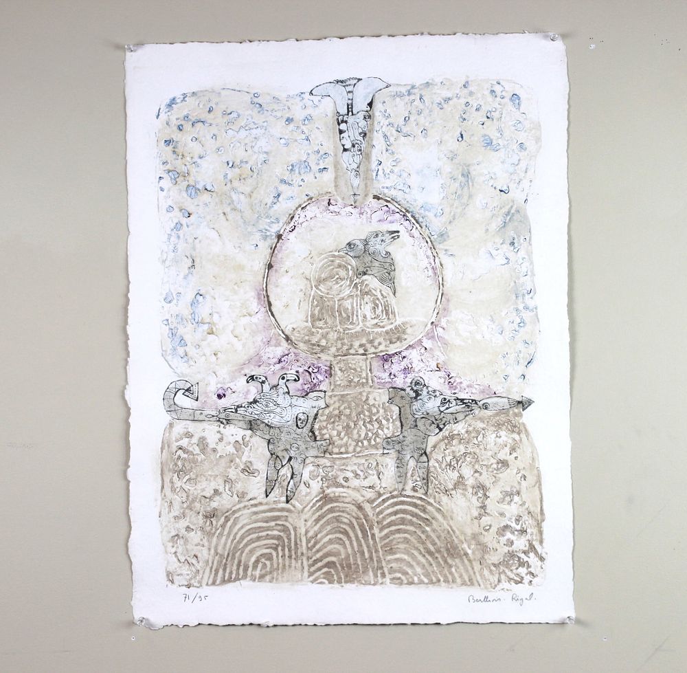 Lot 567: Bernard Berthois-Rigal, Signed Original Etching