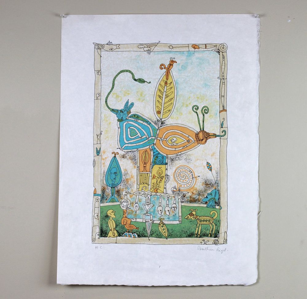Lot 568: Bernard Berthois-Rigal, Signed Original Etching