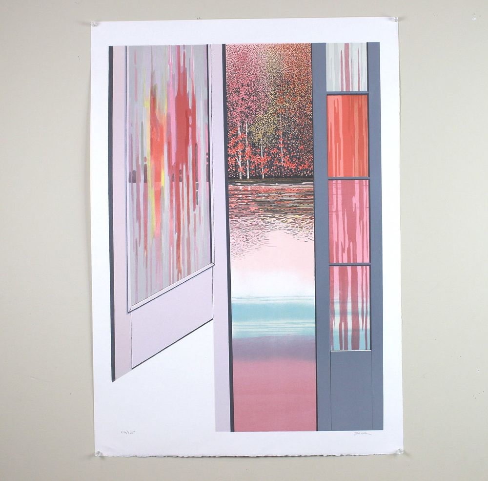 Lot 570: Rolland Golden, Mysterious Parc, Signed Lithograph