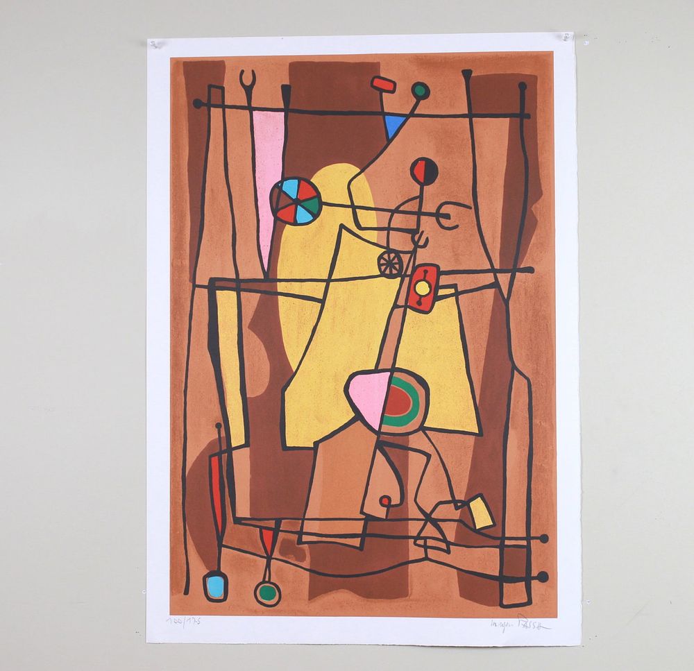 Lot 571: Mayeu Passa, Camouflage, Signed Lithograph