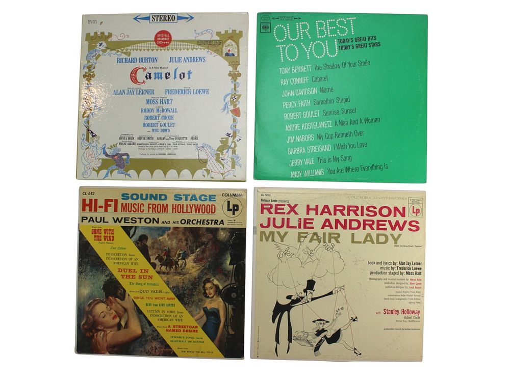 Lot 590: Broadway & Hollywood Classics Vinyl Collection