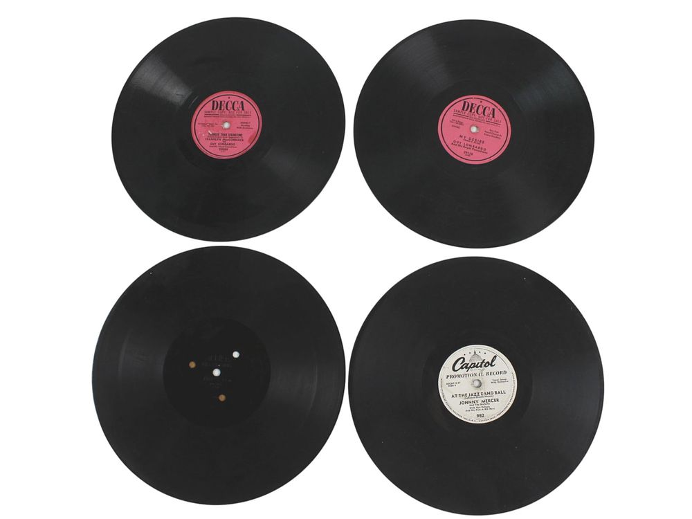 Lot 597: Vintage 10" Promo Records ? Decca & Capitol