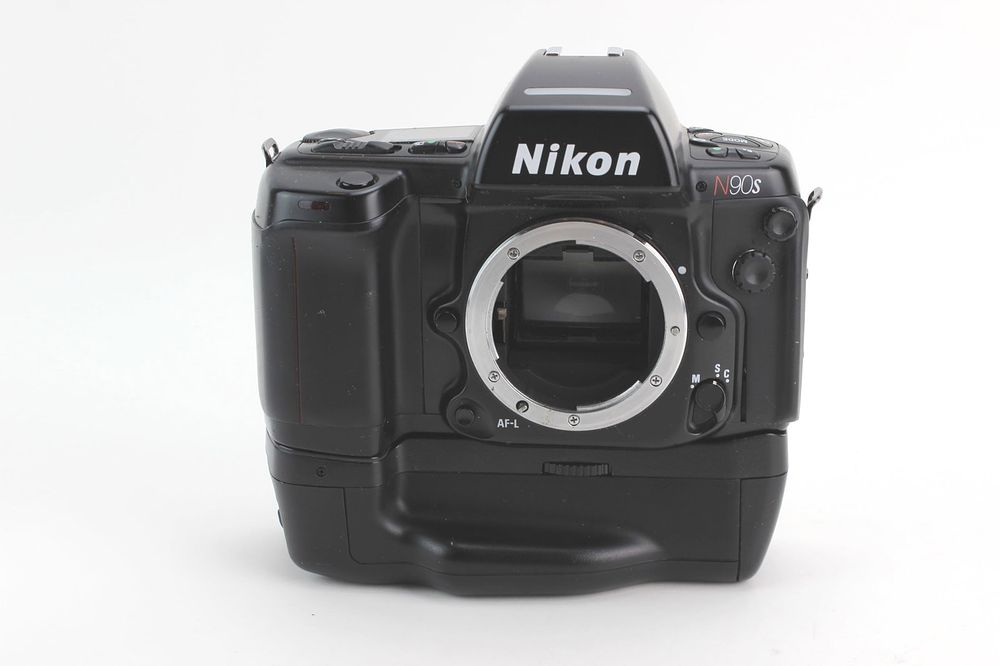 Lot 602: Nikon N90s Film Camera w/ MB-10 Grip