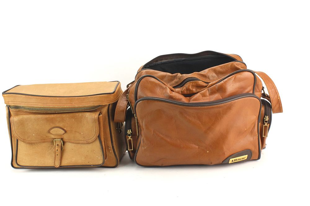 Lot 632: Two Vintage Camera Bags
