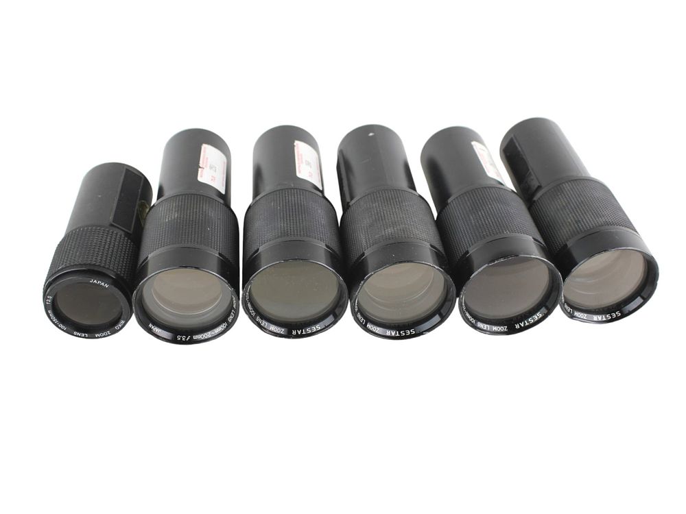 Lot 638: Six Projector Lenses