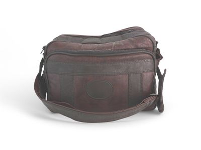 A Leather Photograph Case, in the size of 11 X 8 X 7 in.. Used with wear.