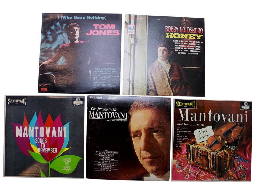 Lot 2: Five 12-inch Vinyl Audio Records