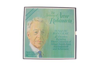 The Artistry of Artur Rubinstein Romanic Piano Music, 27 Favorites Including Piano Concertos of 