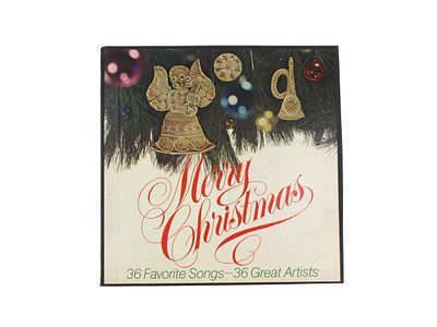 A Set of Three 12-inch Records for Merry Christmas. Merry Christmas, 36 Favorite Songs, recorded 