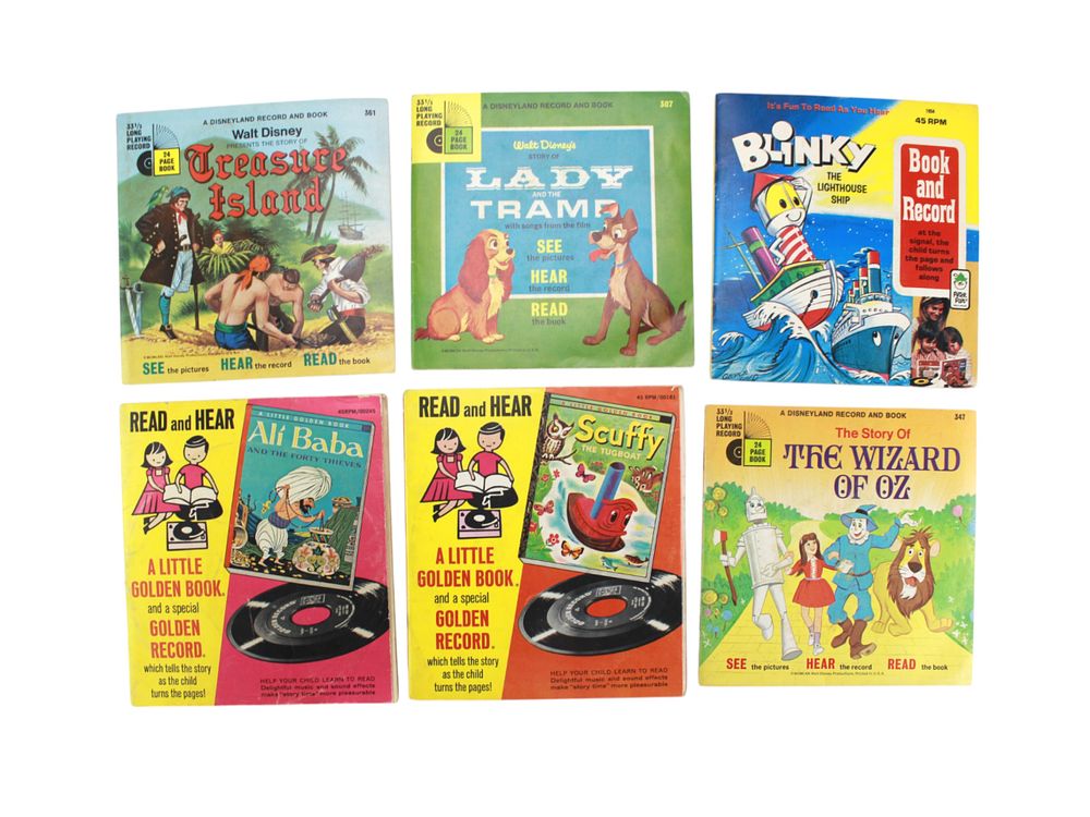 Lot 18: Six Children's 7-inch Vinyl Audio Records