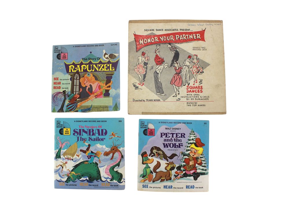 Lot 21: Four Children's Vinyl Audio Records
