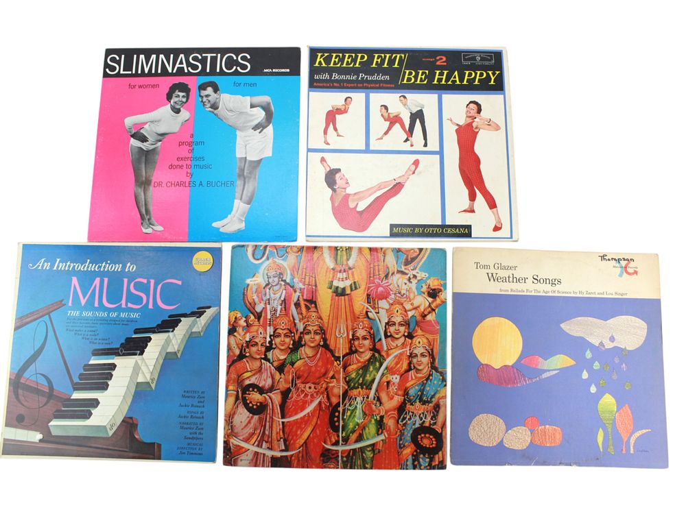 Lot 24: Five 12-inch Vinyl Audio Records
