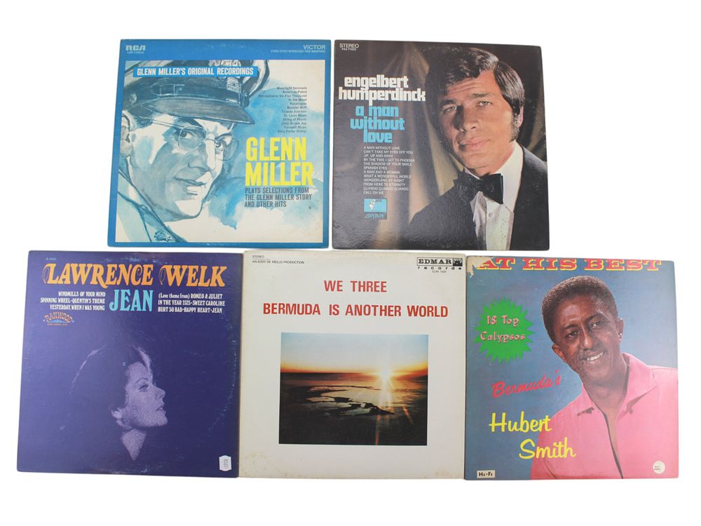 Lot 26: Five 12-inch Vinyl Audio Records